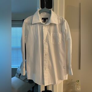White Long Sleeve Button Down - Size 6/7 (Bundle for Discount)